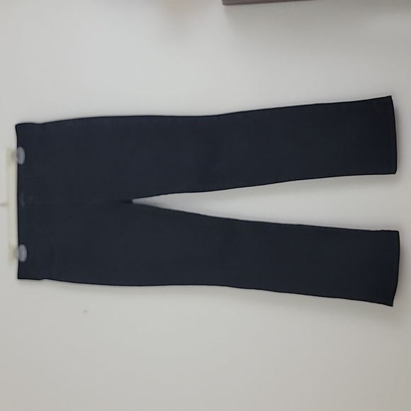 NYDJ Black Marilyn Straight Lift Tuck Black Jeans 32 X 28.5 Womens 10 - Picture 1 of 16